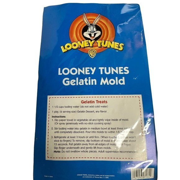 Vintage Warner Bros Looney Tunes Jello Gelatin Ice Chocolate Plastic Mold - Picture 1 of 7